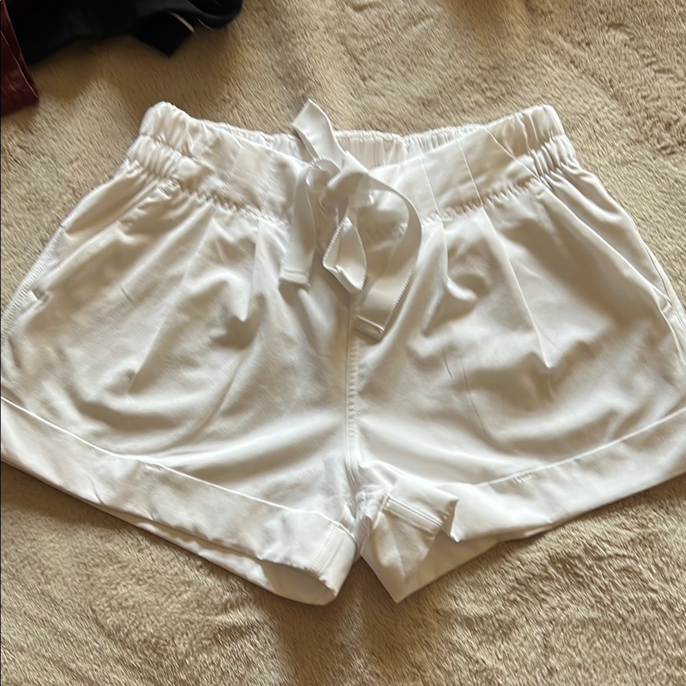 lululemon athletica White Athletic Shorts